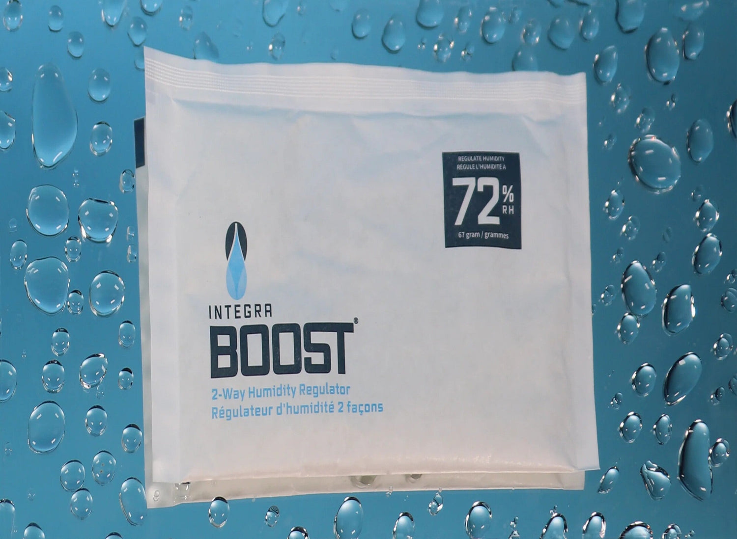 Brown glass bottles, jars, and cannabis buds on a wooden table with a potted plant and crystalline salt in foreground