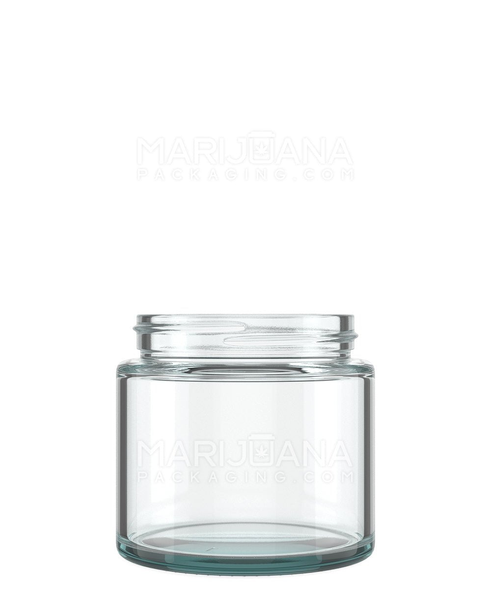 POLLEN GEAR Kolossus Straight Sided Clear Glass Jars | 66mm - 6.4oz | Sample