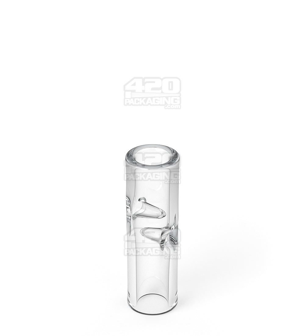 Glass Filter Tips Notched | 9mm - Clear - 175 Count