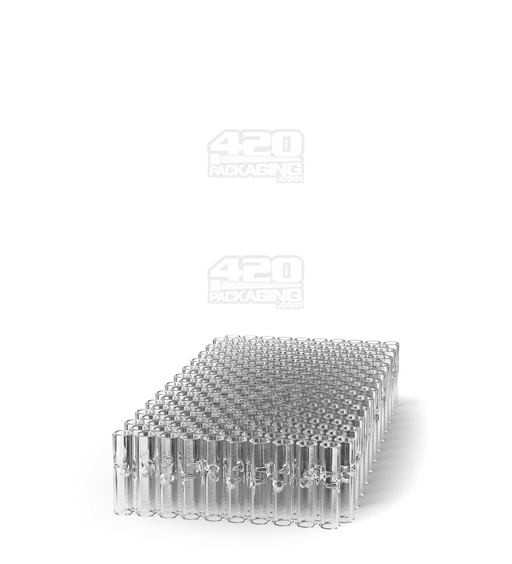 Clear 9mm Notched Glass Smoking Filter Tips 175/Box