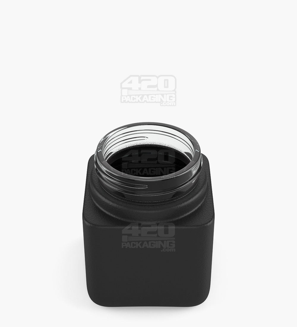 Square Black Glass Jars | 46mm - 3oz - 80 Count