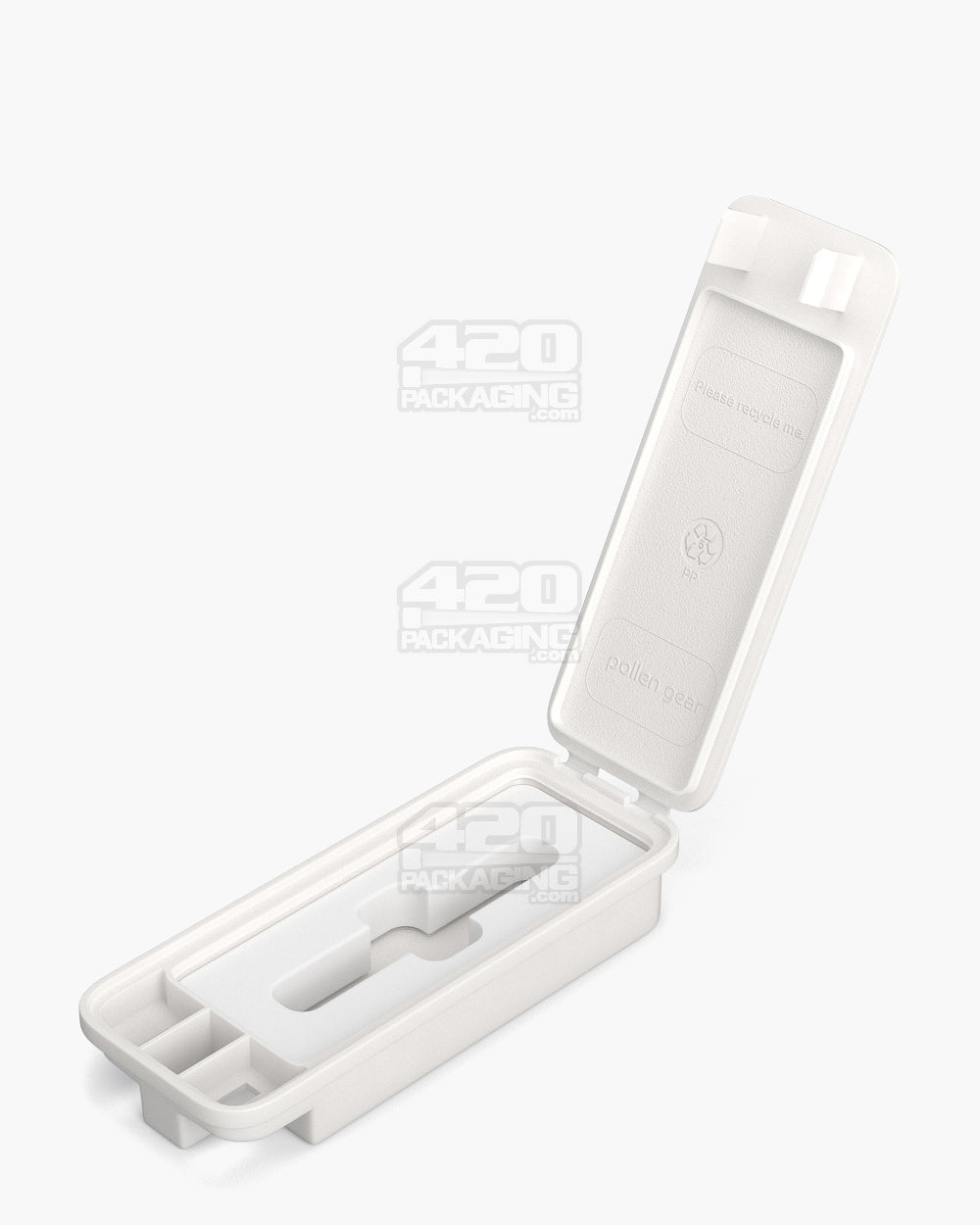 POLLEN GEAR | SnapTech Small White Cartridge Case Inserts | 65mm - Foam - 1000 Count