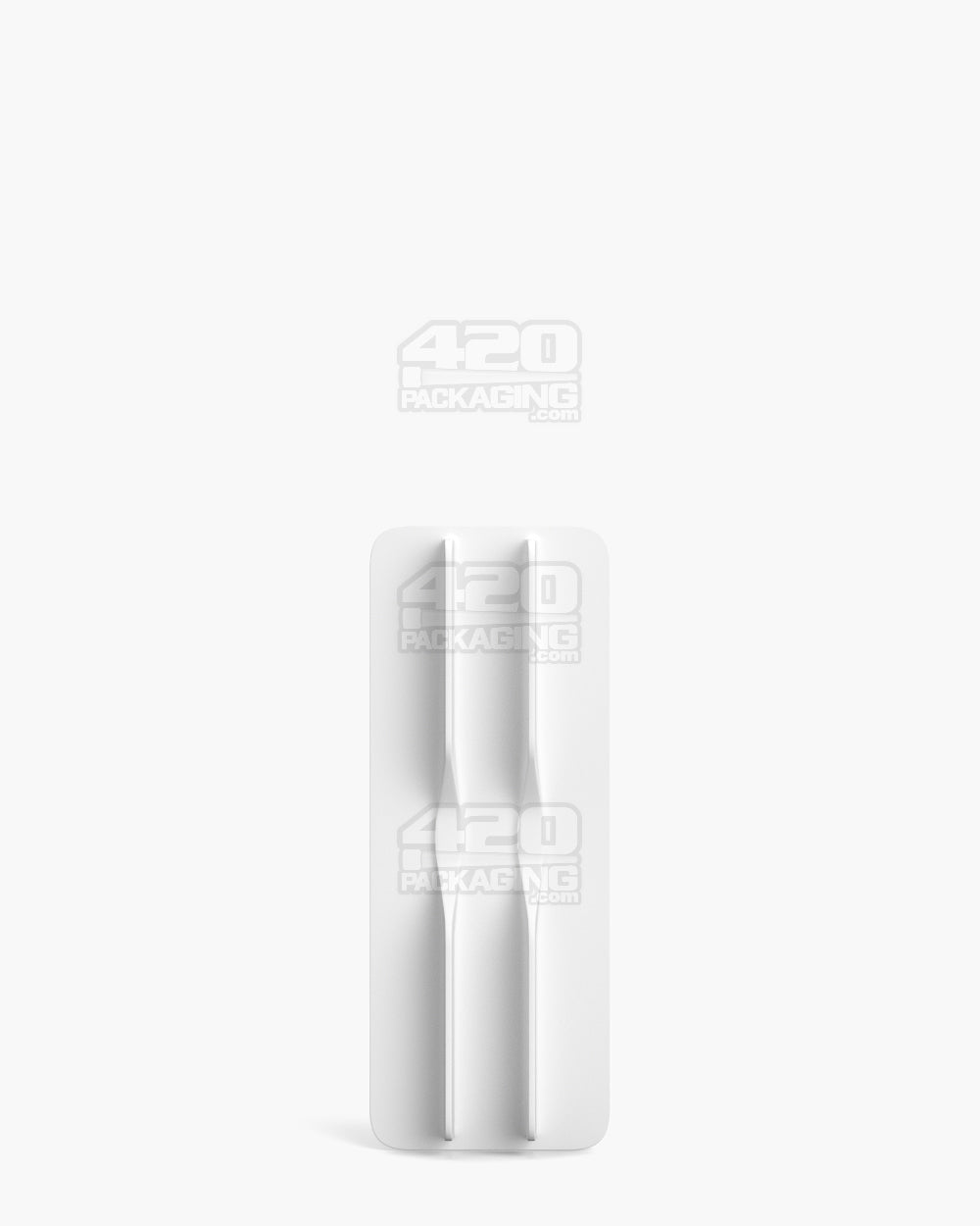 25mm Pollen Gear SnapTech Small White Plastic Insert Tray Foam 2500/Box - 1