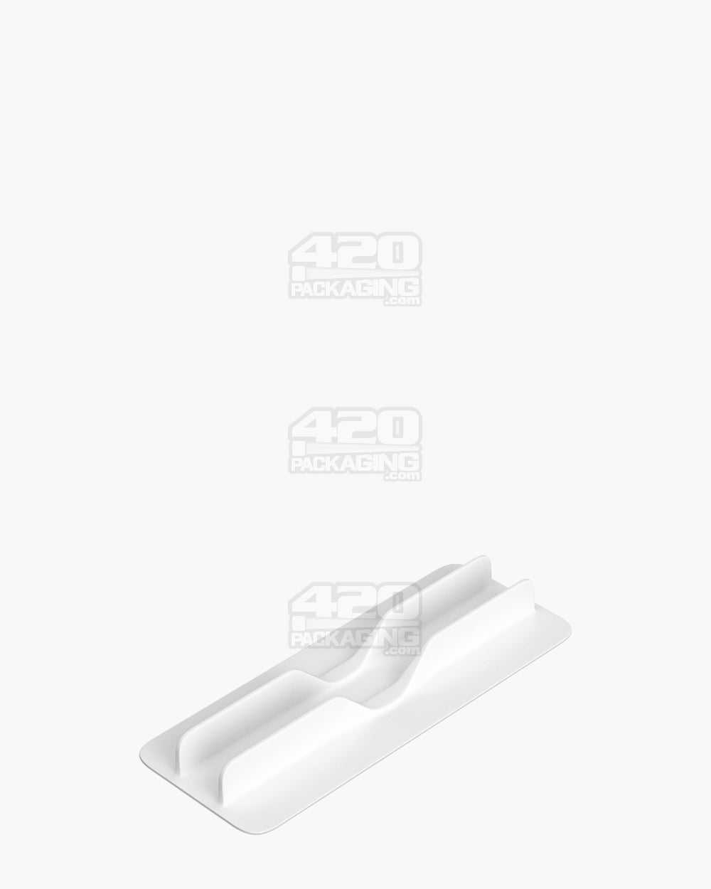 25mm Pollen Gear SnapTech Small White Plastic Insert Tray Foam 2500/Box - 6
