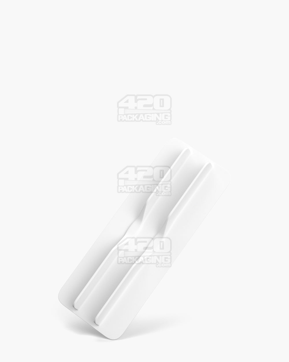 25mm Pollen Gear SnapTech Small White Plastic Insert Tray Foam 2500/Box - 7