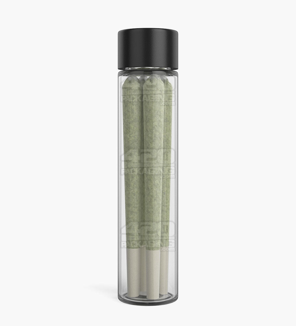 Child Resistant | Plastic Wide Body Pre-Roll Tubes | 28mm - 120mm - 200 Count