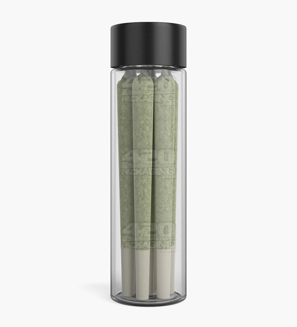 Child Resistant | Plastic Wide Body Pre-Roll Tubes | 35mm - 120mm - 200 Count