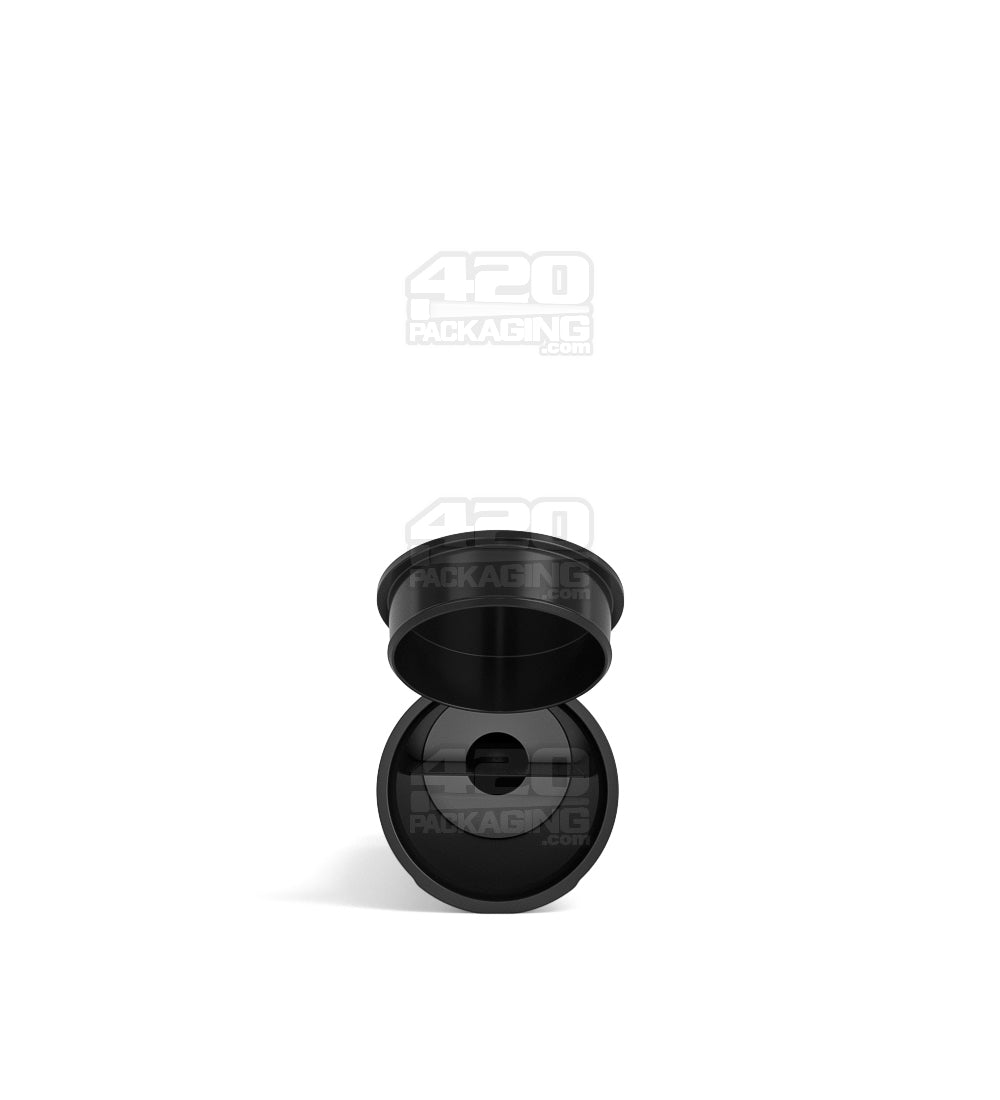 Child Resistant | Pop Top Opaque Plastic Pre-Roll BiTubes | 88mm - Black - 1000 Count