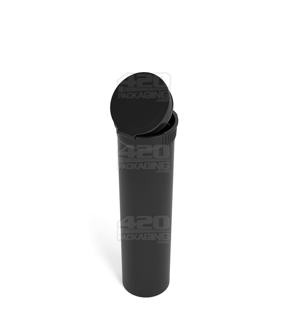Child Resistant | Pop Top Opaque Plastic Pre-Roll BiTubes | 88mm - Black - 1000 Count