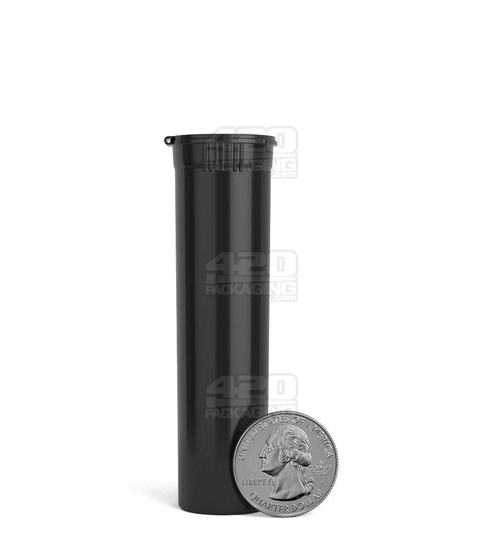 Child Resistant | Pop Top Opaque Plastic Pre-Roll BiTubes | 88mm - Black - 1000 Count
