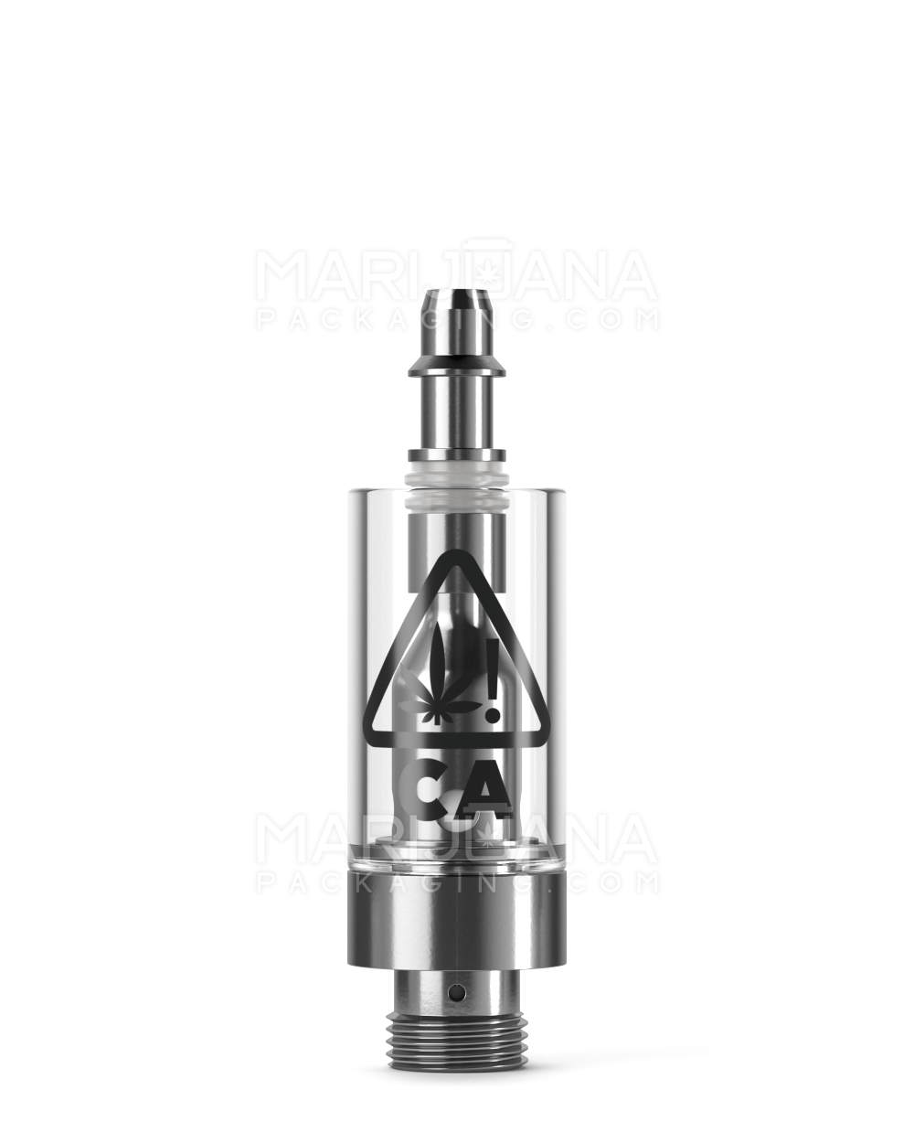 RAE California Universal Symbol Ceramic Core Glass Vape Cartridge w/ 2mm Aperture | 0.5mL - Hand Press | Sample