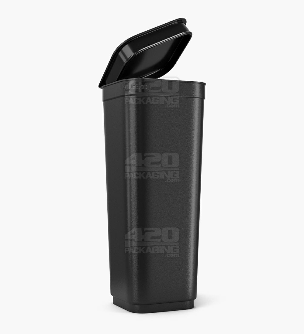 POLLEN GEAR | Child Resistant 100% Recyclable Opaque Black Pop Box Pop Top Bottles | 60dr - 14g - 205 Count