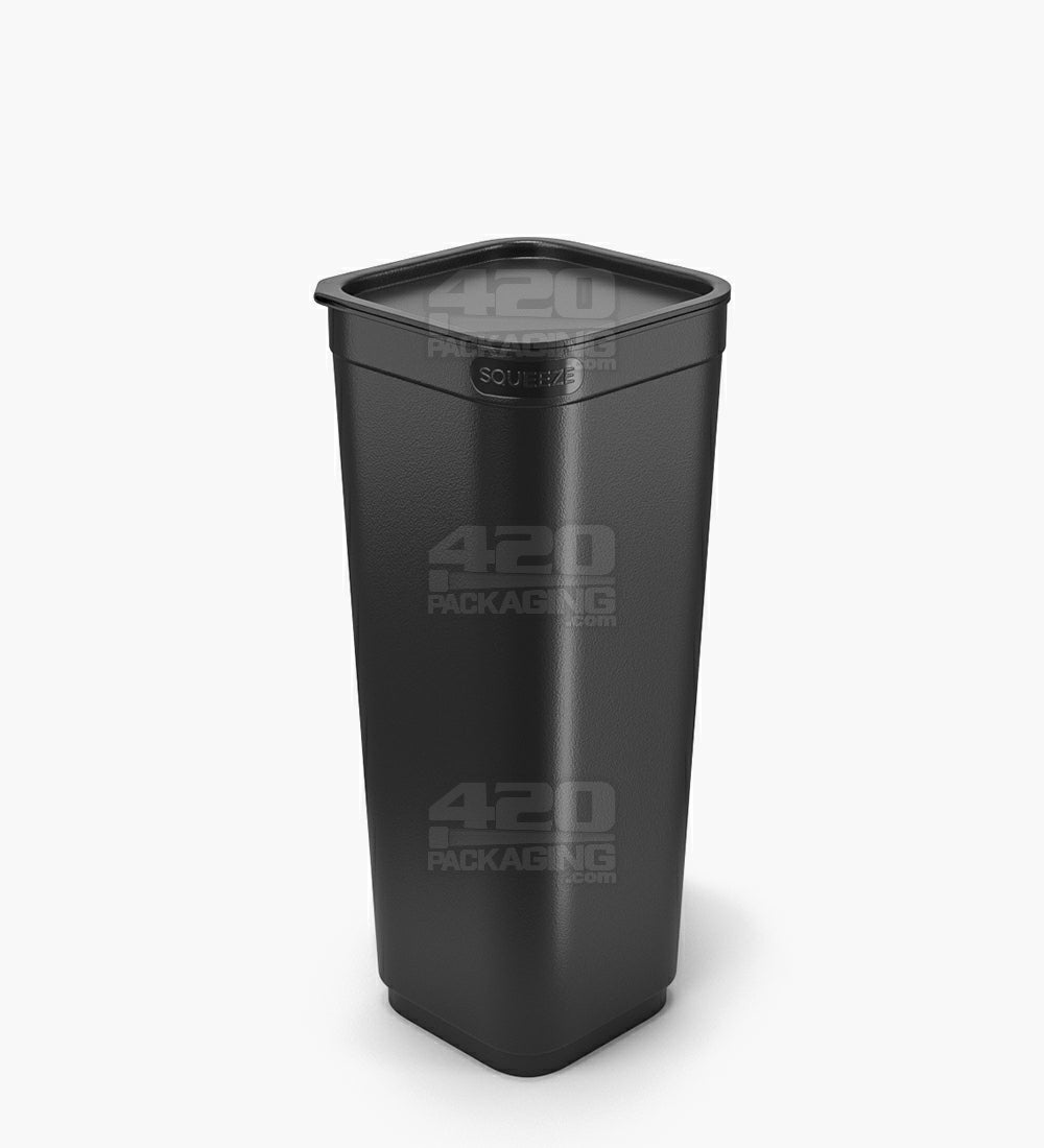 POLLEN GEAR | Child Resistant 100% Recyclable Opaque Black Pop Box Pop Top Bottles | 60dr - 14g - 205 Count