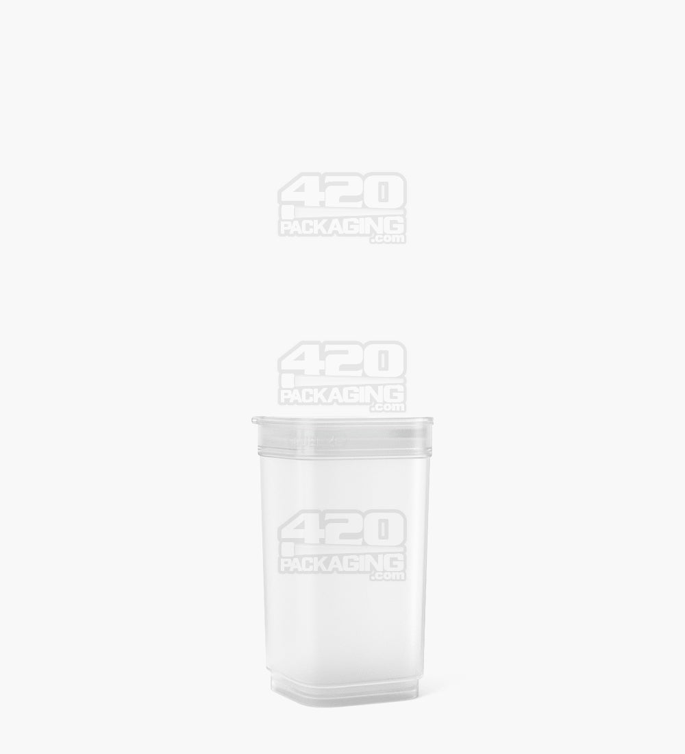 POLLEN GEAR | Child Resistant 100% Recyclable Transparent Clear Pop Box Pop Top Bottles | 20dr - 3.5g - 590 Count