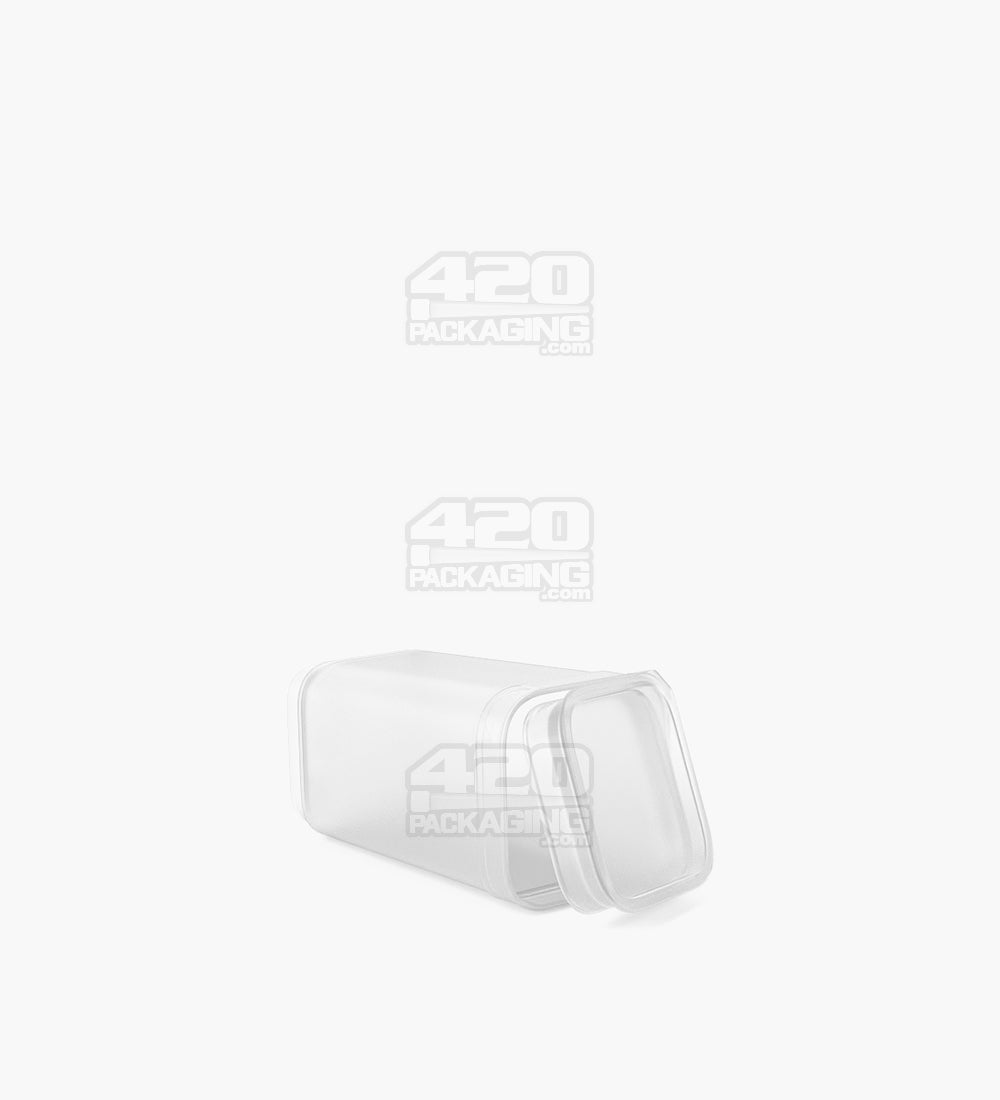 POLLEN GEAR | Child Resistant 100% Recyclable Transparent Clear Pop Box Pop Top Bottles | 20dr - 3.5g - 590 Count