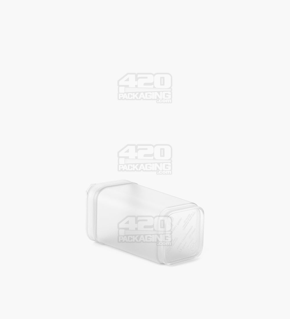 POLLEN GEAR | Child Resistant 100% Recyclable Transparent Clear Pop Box Pop Top Bottles | 20dr - 3.5g - 590 Count