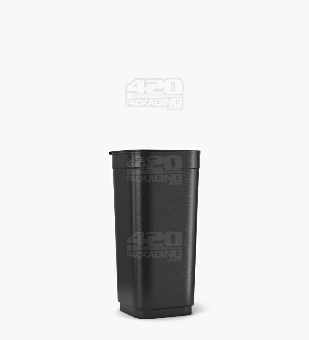 POLLEN GEAR | Child Resistant 100% Recyclable Opaque Black Pop Box Pop Top Bottles | 30dr - 7g - 373 Count