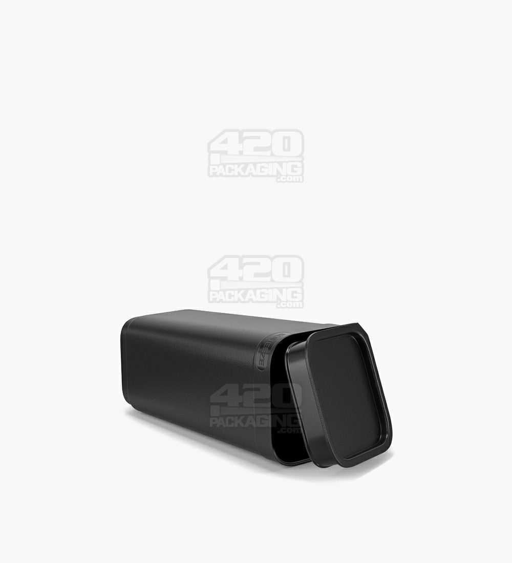 POLLEN GEAR | Child Resistant 100% Recyclable Opaque Black Pop Box Pop Top Bottles | 30dr - 7g - 373 Count