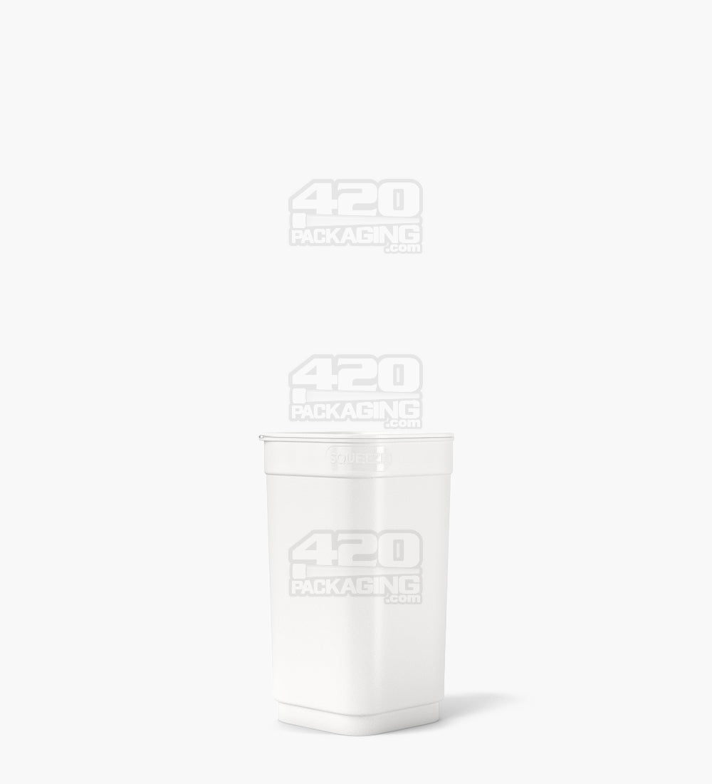 POLLEN GEAR | Child Resistant 100% Recyclable Opaque White Pop Box Pop Top Bottles | 20dr - 3.5g - 590 Count