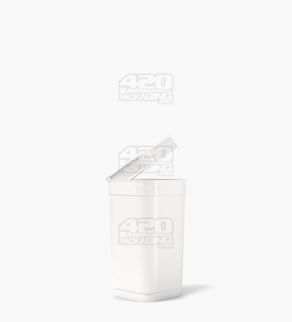 POLLEN GEAR | Child Resistant 100% Recyclable Opaque White Pop Box Pop Top Bottles | 20dr - 3.5g - 590 Count