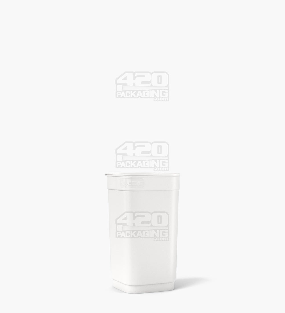 POLLEN GEAR | Child Resistant 100% Recyclable Opaque White Pop Box Pop Top Bottles | 20dr - 3.5g - 590 Count