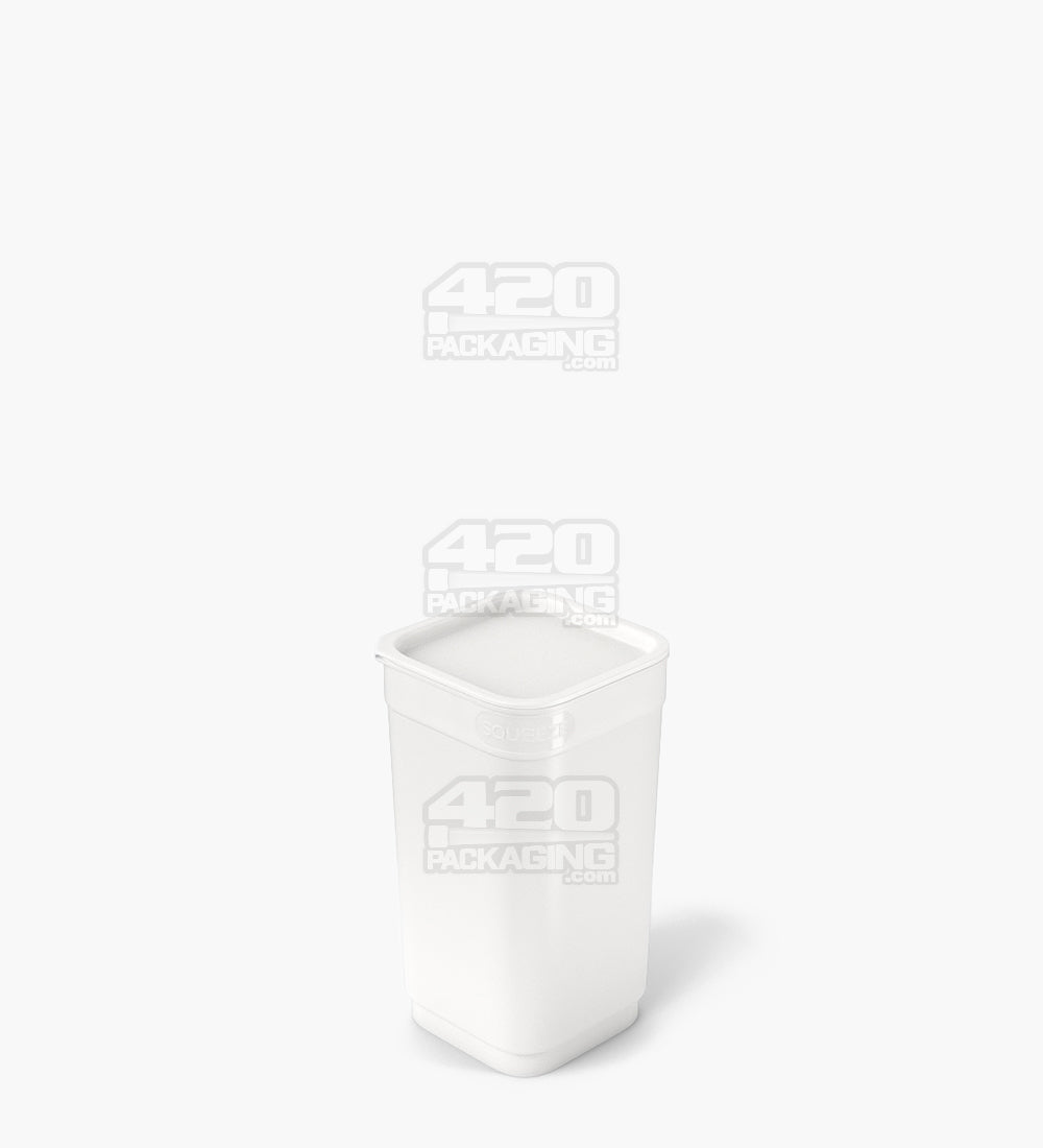 POLLEN GEAR | Child Resistant 100% Recyclable Opaque White Pop Box Pop Top Bottles | 20dr - 3.5g - 590 Count