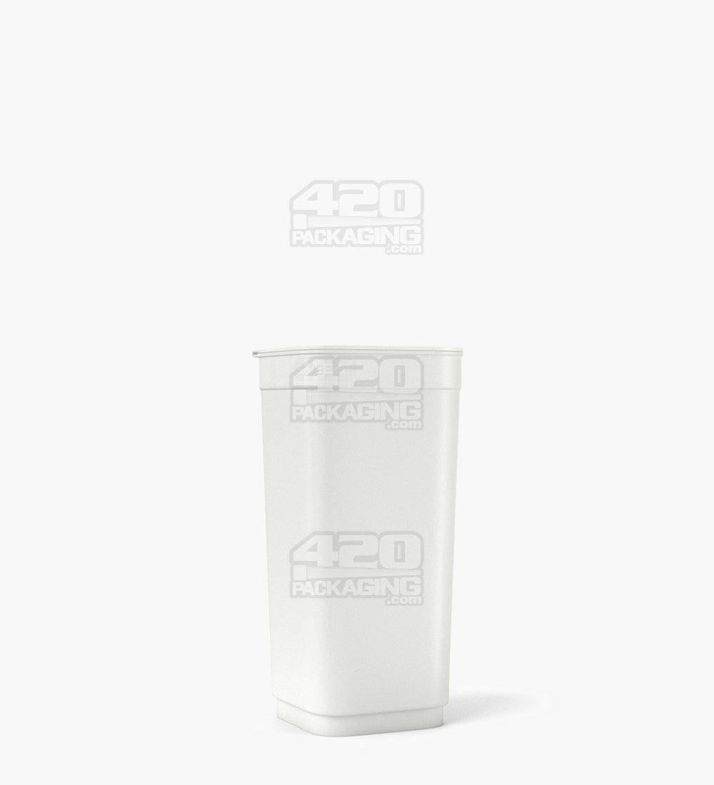 POLLEN GEAR | Child Resistant 100% Recyclable Opaque White Pop Box Pop Top Bottles | 30dr - 7g - 373 Count