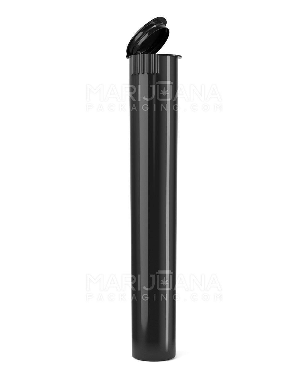Child Resistant King Size Pop Top Opaque Plastic Pre-Roll Tubes | 116mm - Black | Sample
