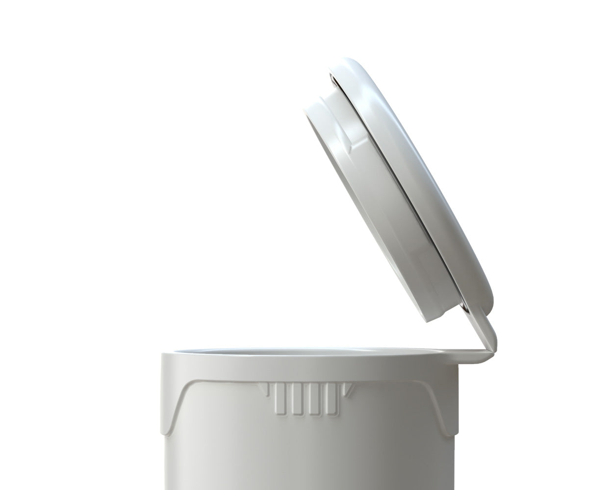 CHUBBY GORILLA | Child Resistant Pop-Cap White Aviator Plastic Tubes | 98mm - White Cap - 1500 Count