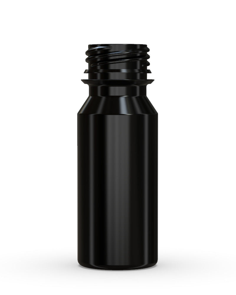 CHUBBY GORILLA | Child Resistant Aviator Shot Bottles Black | 60mL - w/ Black Lid - 500 Count