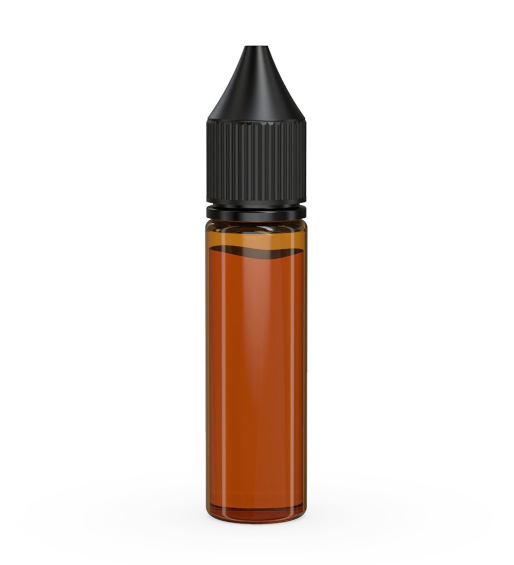 20mL Chubby Gorilla Amber Child Resistant PET Unicorn Dropper Bottles w/ Black Closure 1000/Box - 3