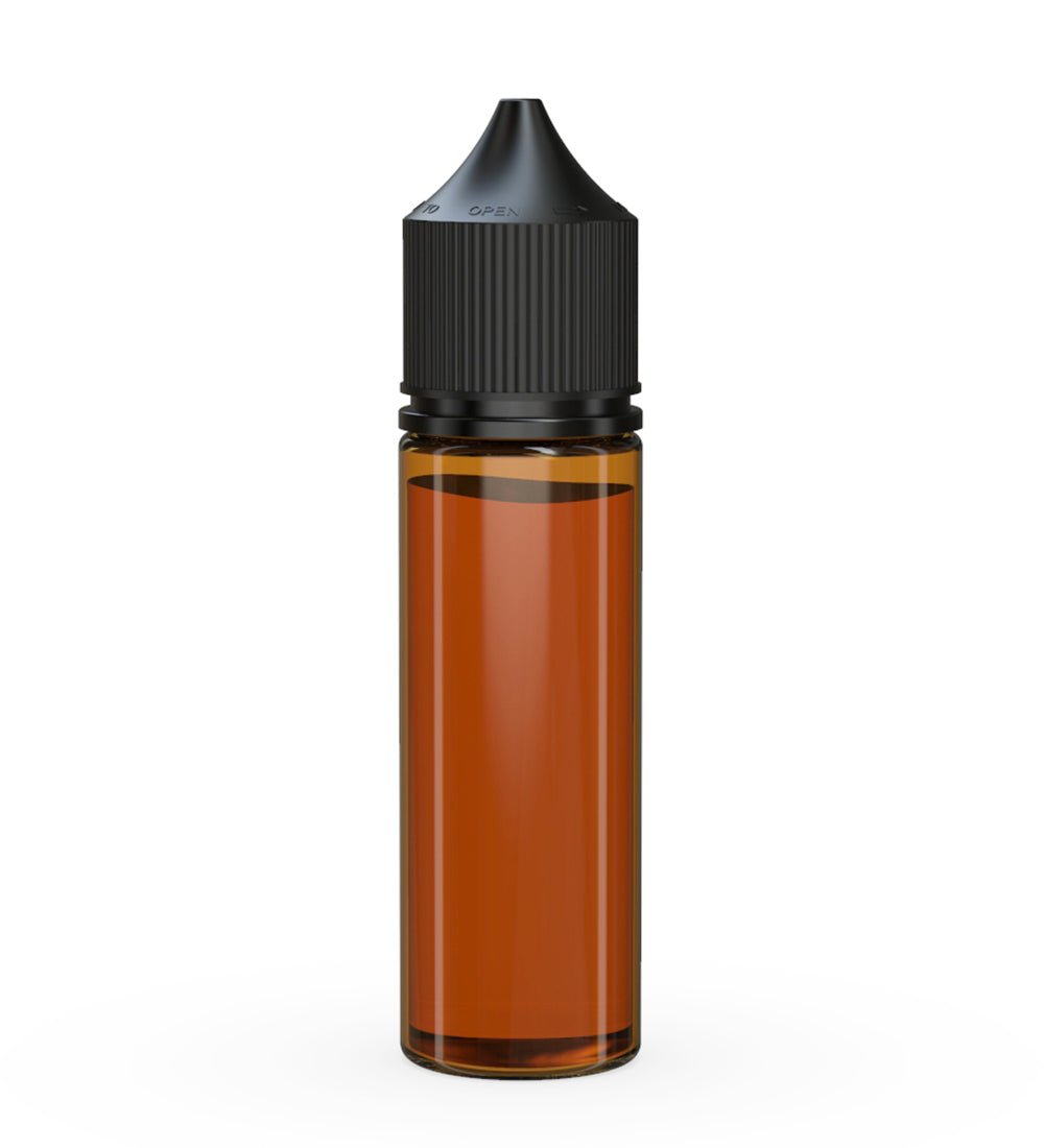 50mL Chubby Gorilla Amber Child Resistant PET Unicorn Dropper Bottles w/ Black Closure 500/Box - 3