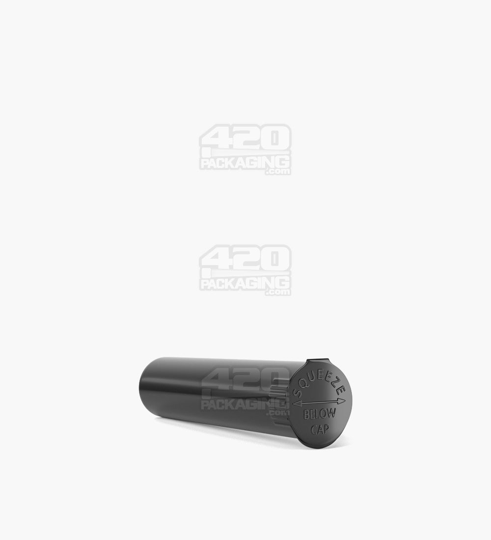 Child Resistant | Pop Top Opaque Plastic Pre-Roll Tubes | 80mm - Black - 1000 Count
