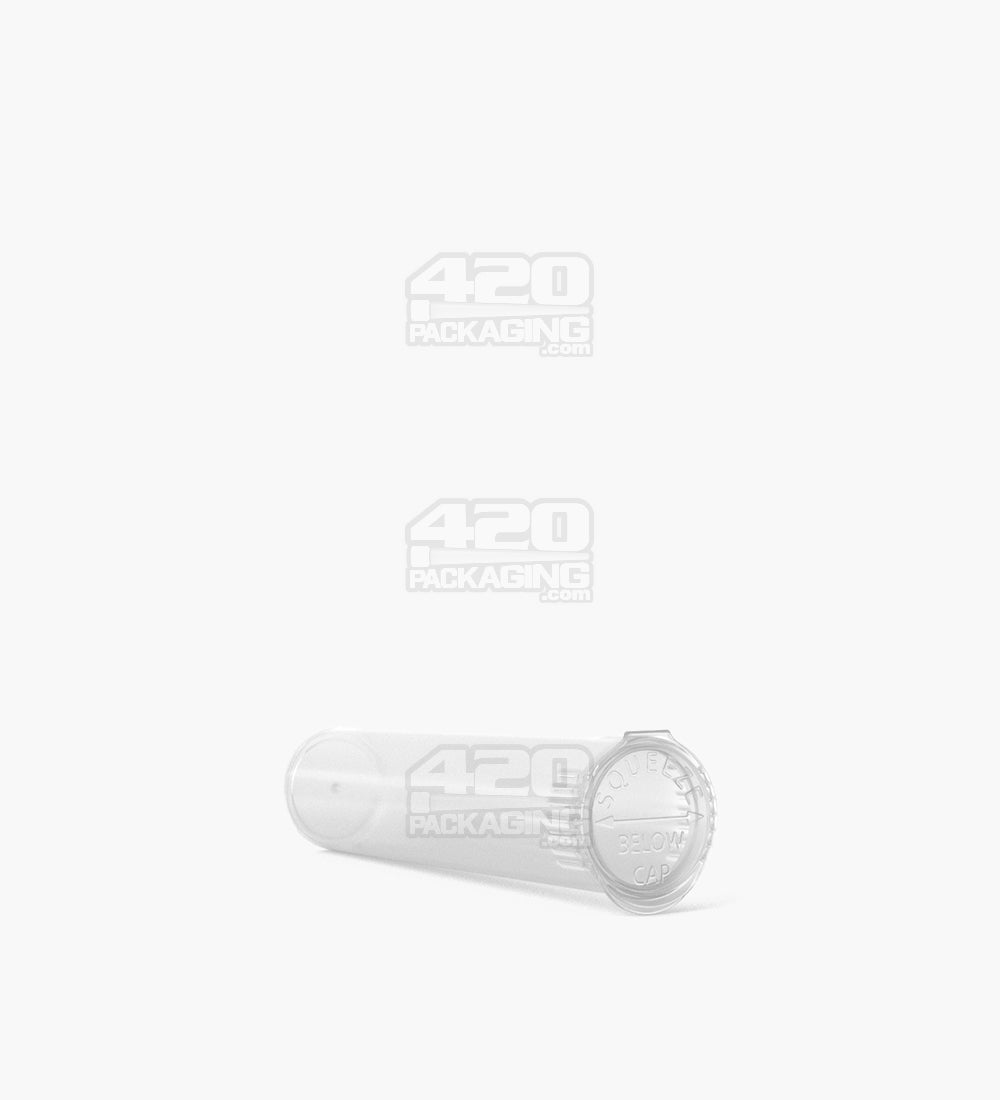 80mm Child Resistant Pop Top Clear Plastic Pre-Roll Tubes 1000/Box - 4