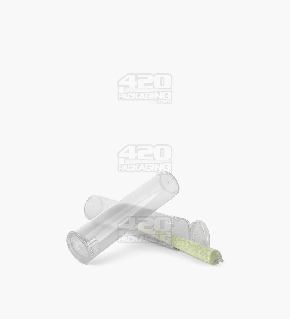 80mm Child Resistant Pop Top Clear Plastic Pre-Roll Tubes 1000/Box - 7