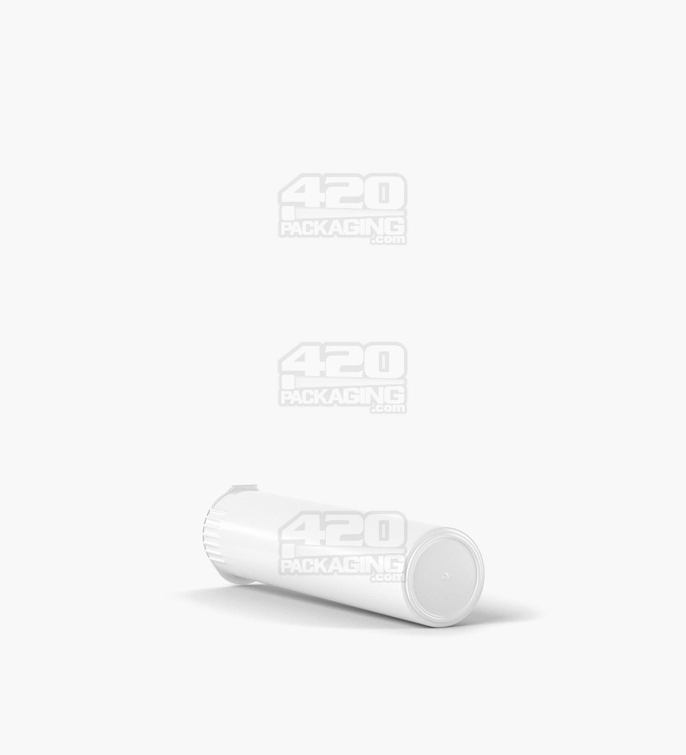 Child Resistant | Pop Top Opaque Plastic Pre-Roll Tubes | 80mm - White - 1000 Count