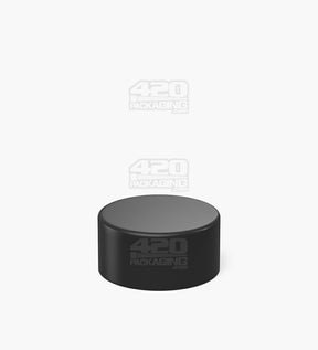 28mm Smooth Push and Turn Child Resistant Plastic Caps With Foil & Heat Liner - Black - 320/Box