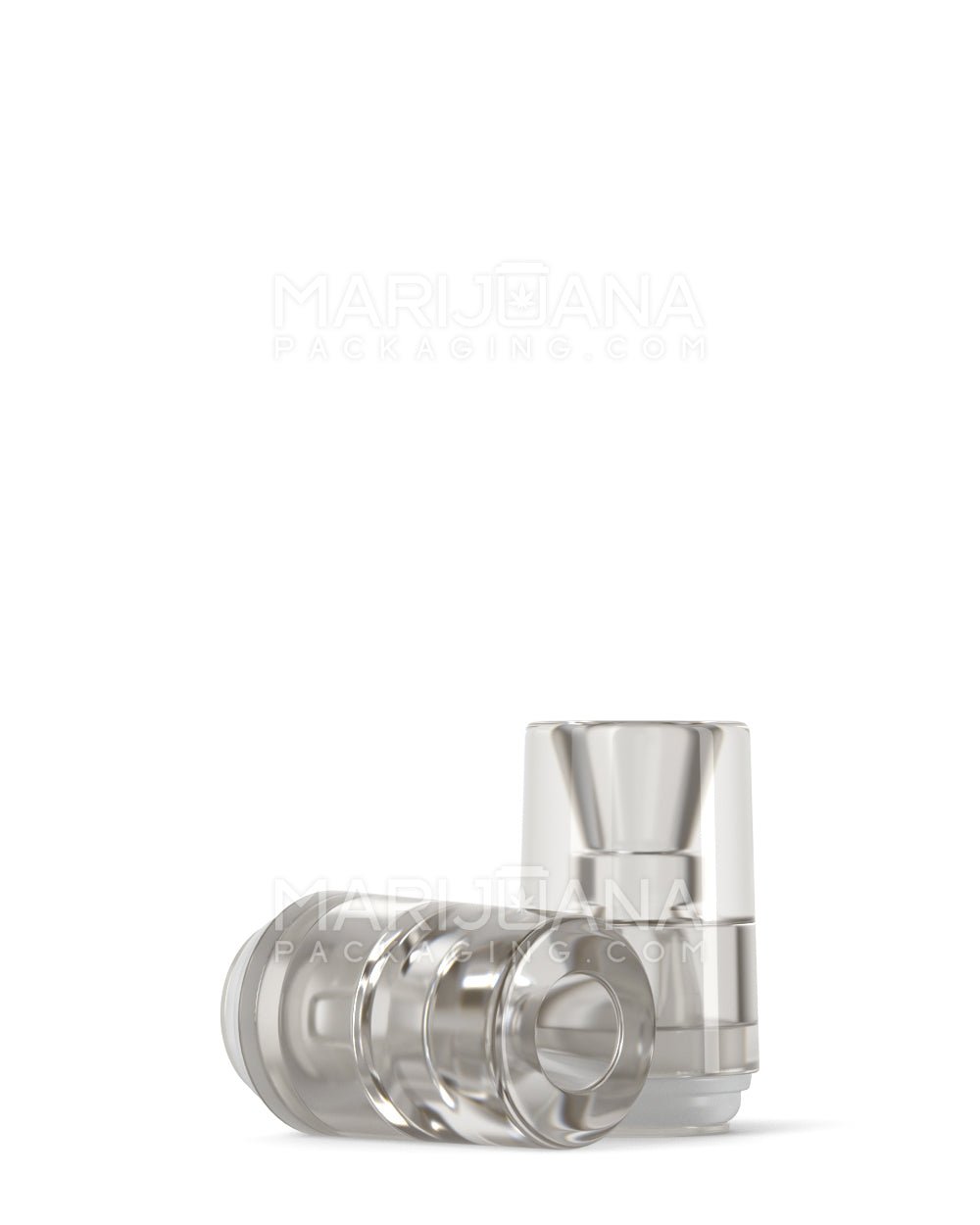RAE Round Vape Mouthpiece for Hand Press Plastic Cartridges | Clear Plastic - Hand Press | Sample