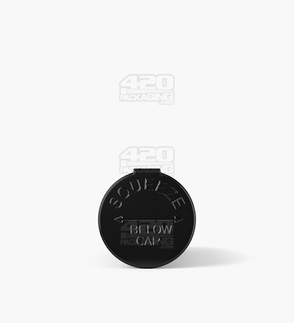 Child Resistant | Opaque Black Pop Top PCR Bottles | 13dr - 2g - 315 Count