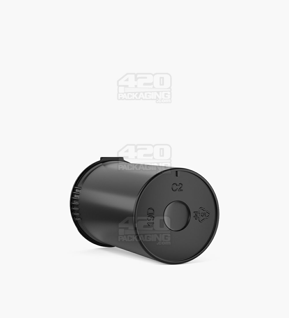 Child Resistant & Sustainable | 100% Biodegradable Opaque Black Pop Top Bottles | 19dr - 3.5g - 225 Count