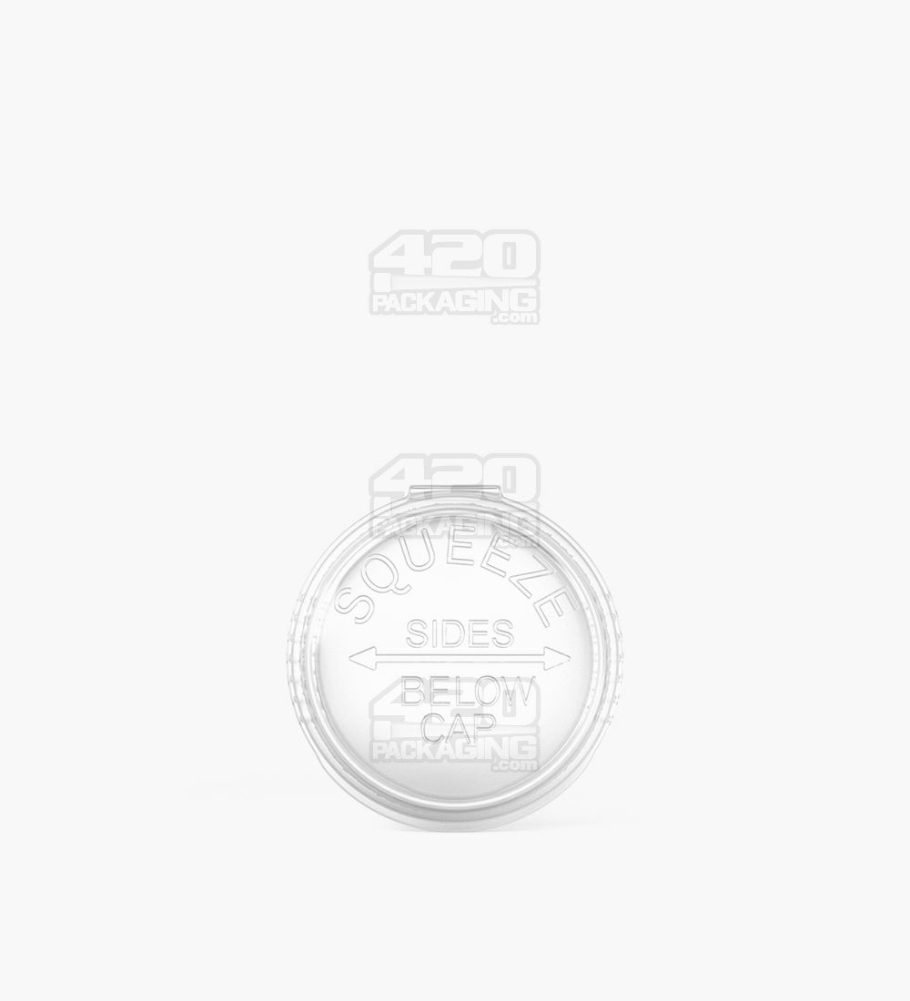 Child Resistant & Sustainable | 100% Biodegradable Clear Pop Top Bottles | 19dr - 3.5g - 225 Count