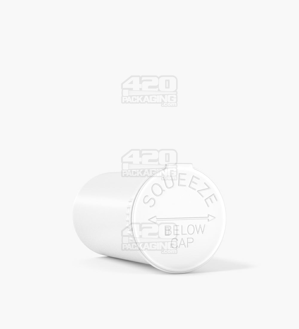 Child Resistant | Opaque White Pop Top PCR Bottles | 19dr - 3.5g - 225 Count