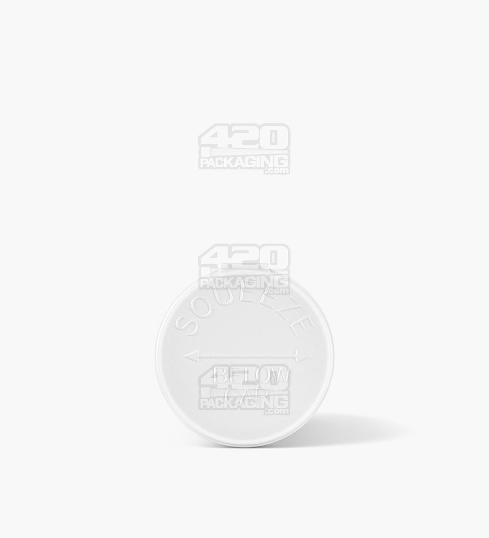 Child Resistant | Opaque White Pop Top PCR Bottles | 19dr - 3.5g - 225 Count
