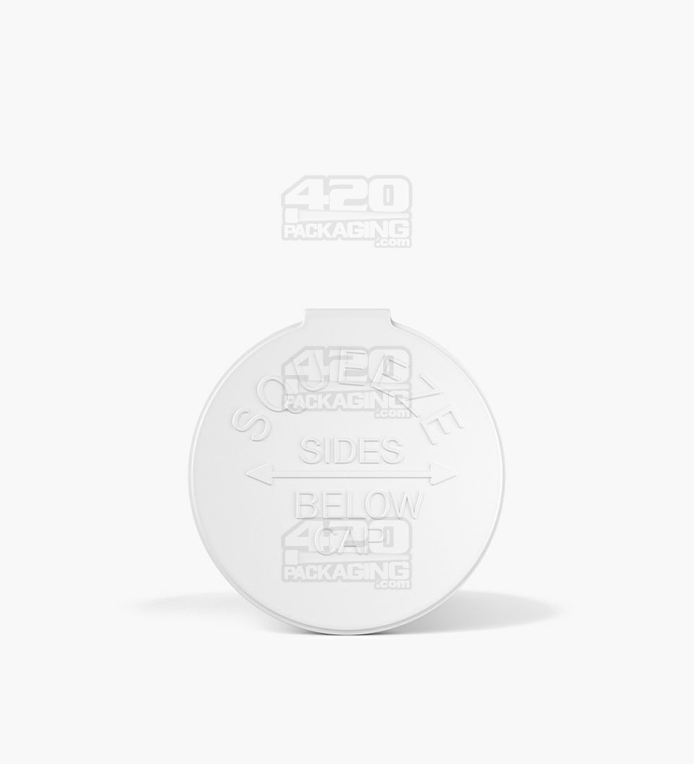 Child Resistant & Sustainable | 100% Biodegradable Opaque White Pop Top Bottles | 30dr - 7g - 150 Count