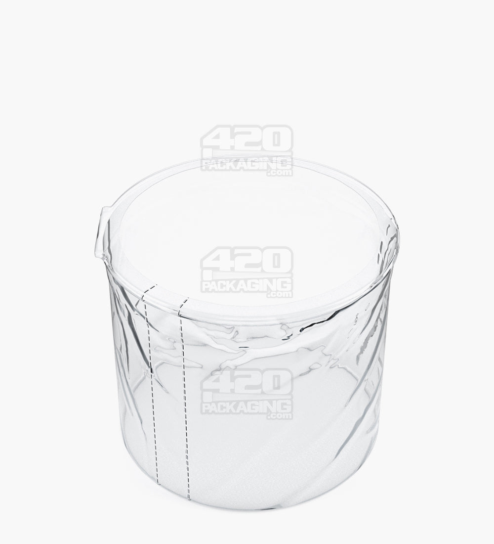 Tamper Evident | Heat Seal PVC Shrink Bands | 140mm x 100mm - Clear Plastic - 1000 Count