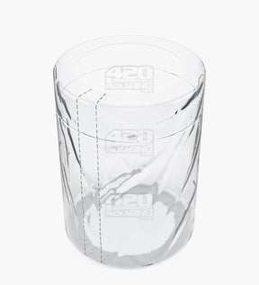 18oz Tamper Evident Heat Seal Plastic PVC Full Body Shrink Bands for Jars 1000/Box - 1