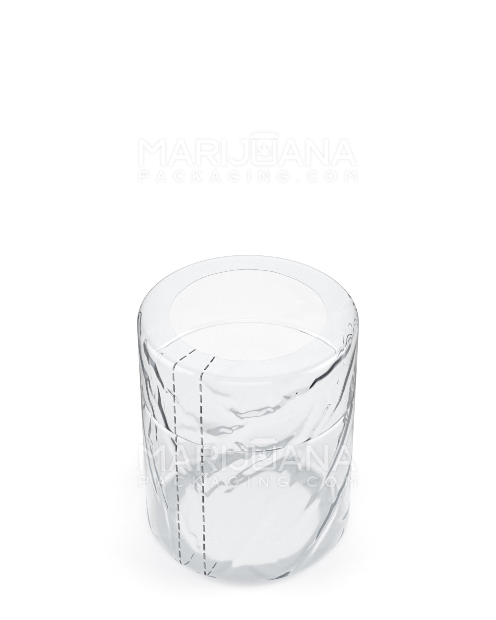 Tamper Evident Heat Seal PVC Shrink Bands | 75mm x 55mm - Clear Plastic - Sample
