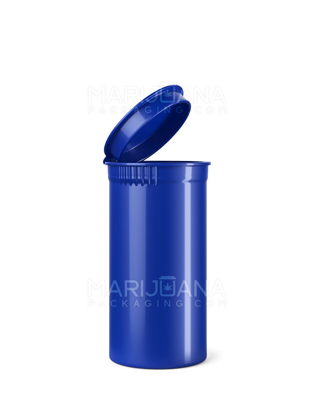 Child Resistant Opaque Blueberry Pop Top Bottles | 13dr - 2g | Sample