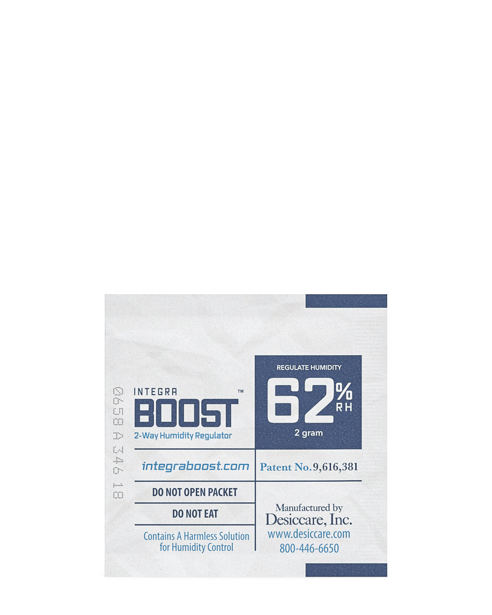 INTEGRA | Boost Humidity Packs | 2 Grams - 62% - 100 Count