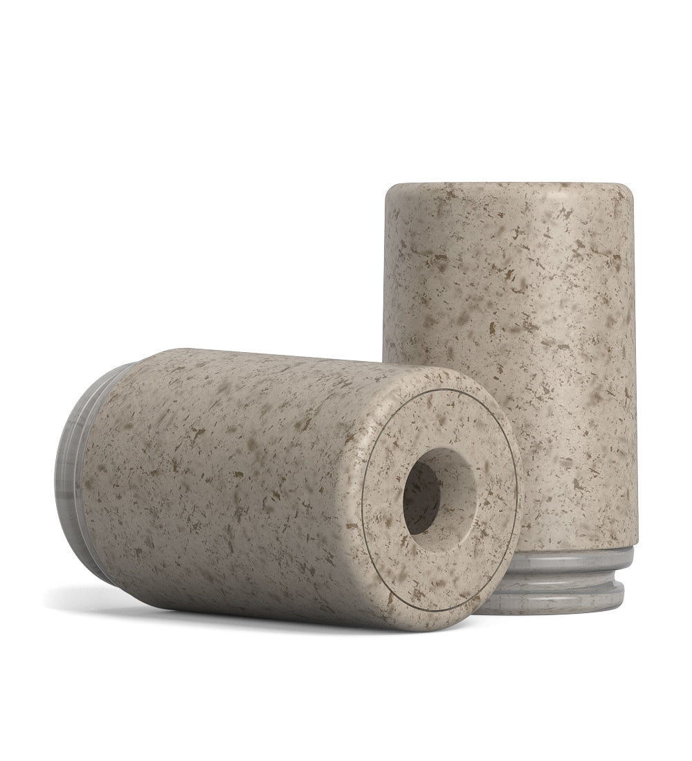 ACTIVE | Barrel Opaque Vapor Mouthpiece for EZ Click™ Cartridges | Natural Hemp Plastic - EZ Click - 100 Coun